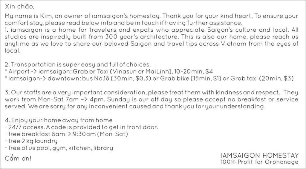 IAMSAIGON homestay Bandar Ho Chi Minh Luaran gambar